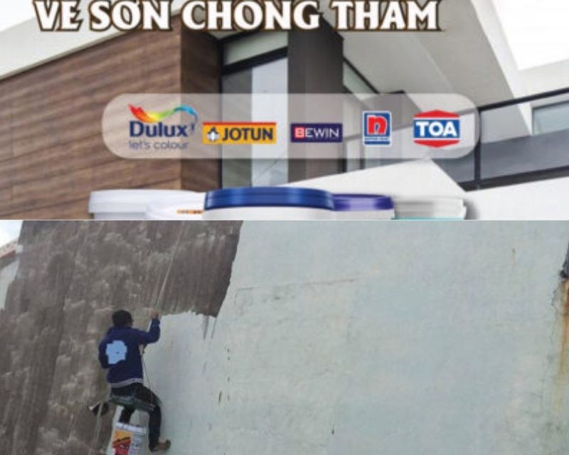 TOP 9+ Loại Sơn Chống Thấm Trong Nhà – Ngoài Trời Hiệu Quả Nhất